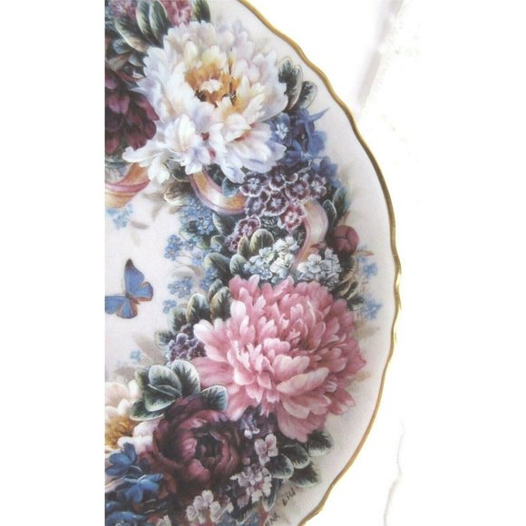 Lena Liu CIRCLE OF LOVE Plate 1st FLORAL GREETINGS - Picture 4 of 7